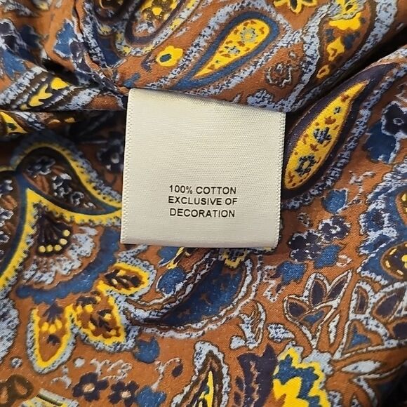 CREMIEUX Men's XL Retro Paisley Print Button Down Rocker Vintage Revival - Picture 4 of 6